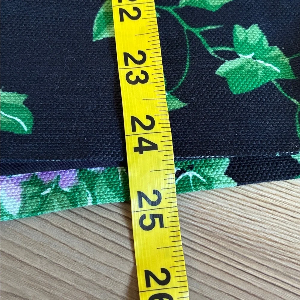 Talbots Oprah Magazine Collection Cotton Pencil Skirt Floral print Size 1X Navy